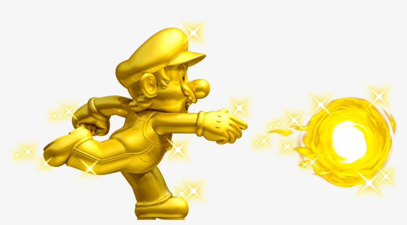 Coin Rush Mode Will Have Gamers Play Three Random Courses - New Super Mario Bros 2 Gold Mario, transparent png #311374