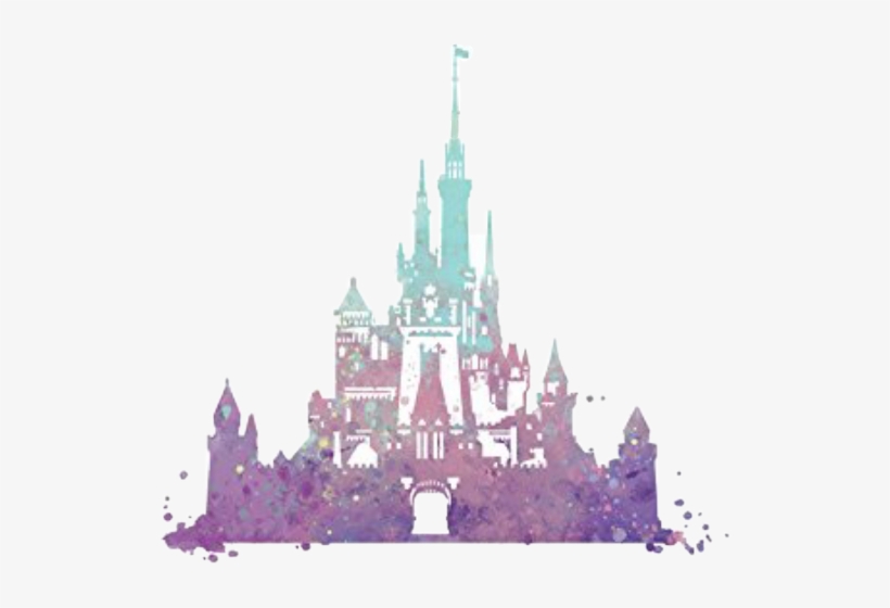 Disney Cinderella Castle Silhouette, transparent png #311397