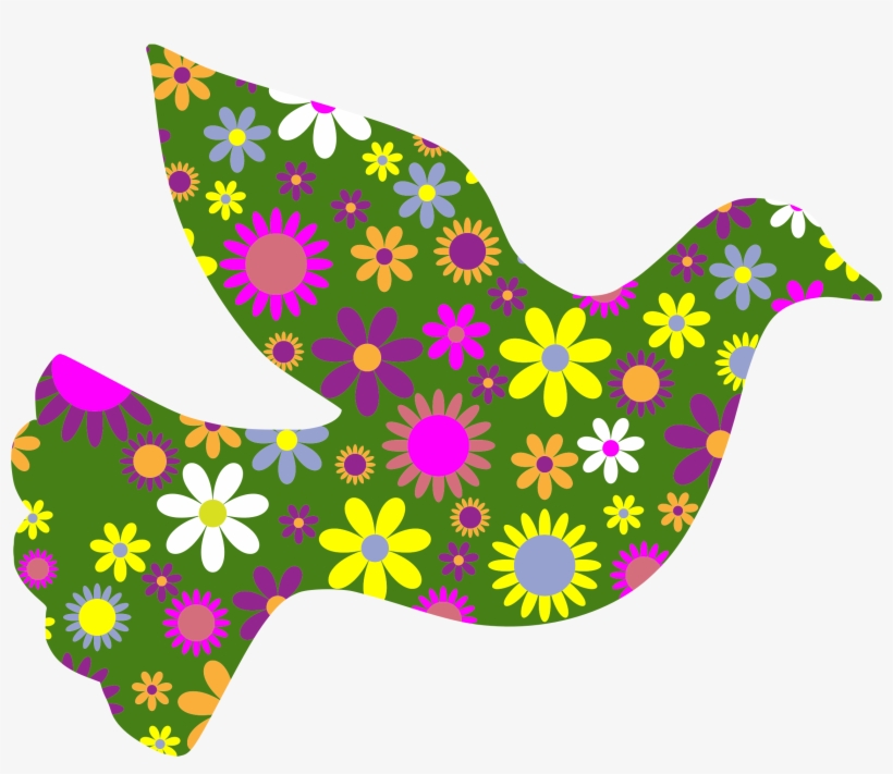 Clipart Library Stock Floral Dove Icons Png Free And - Peace Dove, transparent png #311588