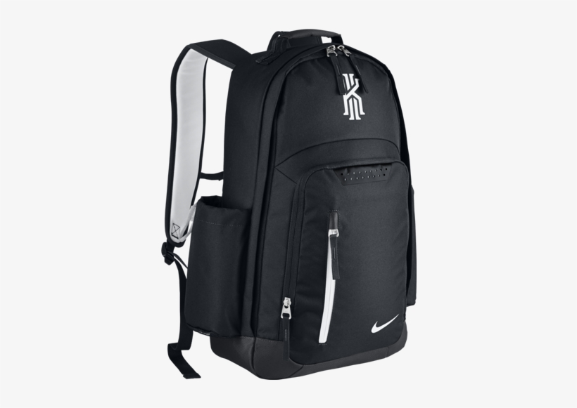 kyrie irving backpack black and gold