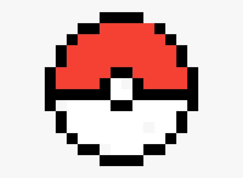 Pokeball - Pokeball Pixel Art, transparent png #311742