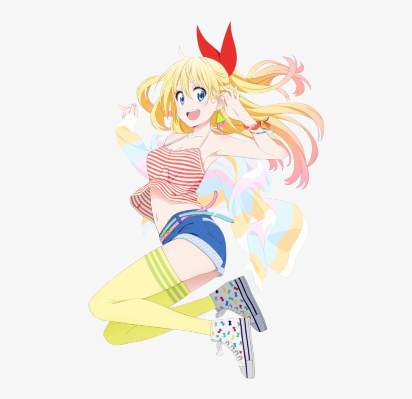 Chitoge Summer - Heart Pattern Nao Toyama, transparent png #311899