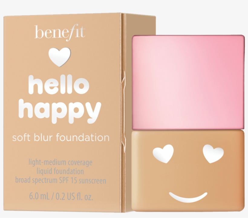 Hello Happy Mini Foundation - Benefit Mini Hello Happy Soft Blur Foundation, transparent png #312149