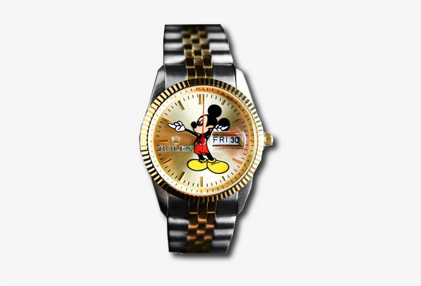 Montre Mickey Rolex - Watch, transparent png #312239