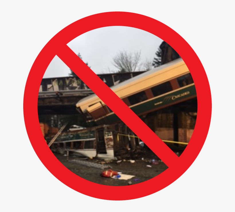 Red Circle Pic 2 - Amtrak Derailment I 5, transparent png #312509