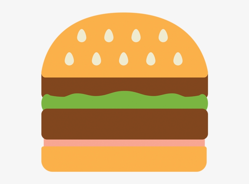 Dbl Hamburger - Fast Food, transparent png #312647