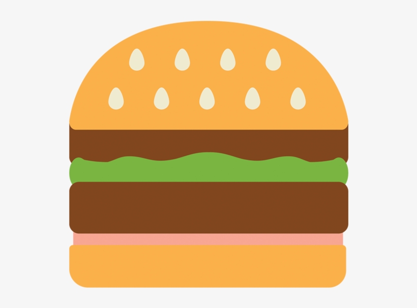 Dbl Hamburger - Fast Food, transparent png #312647