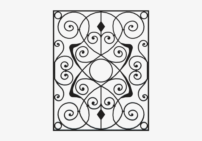 Custom Made Grill - Window Grill Design Png, transparent png #313214