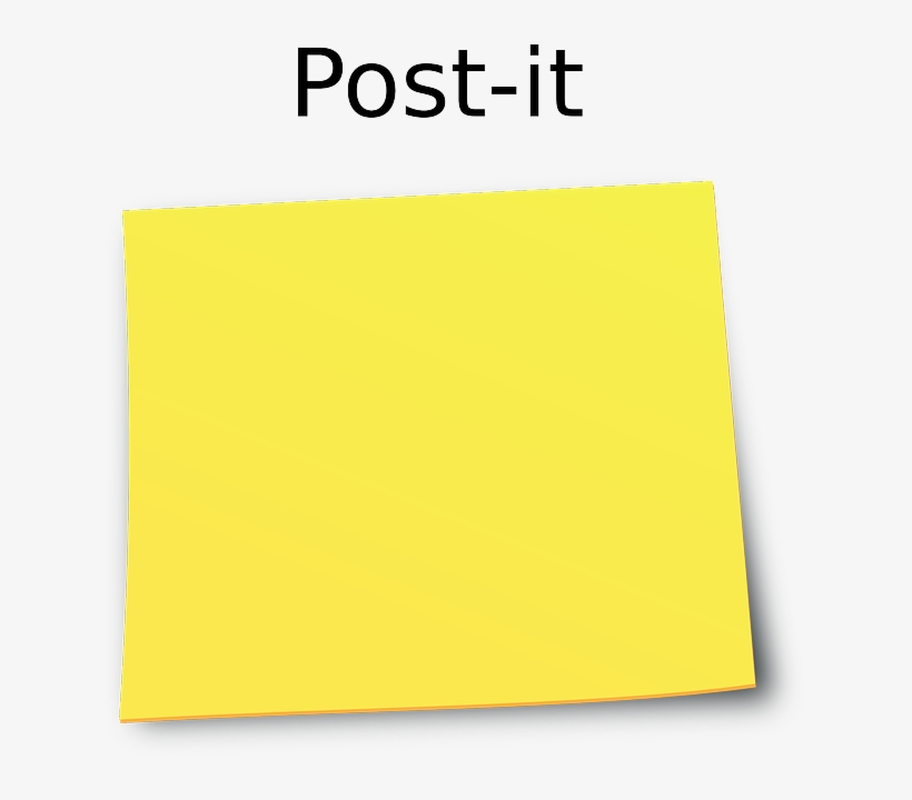Yellow Post It Notes - Post It Note Animated Gif, transparent png #313558