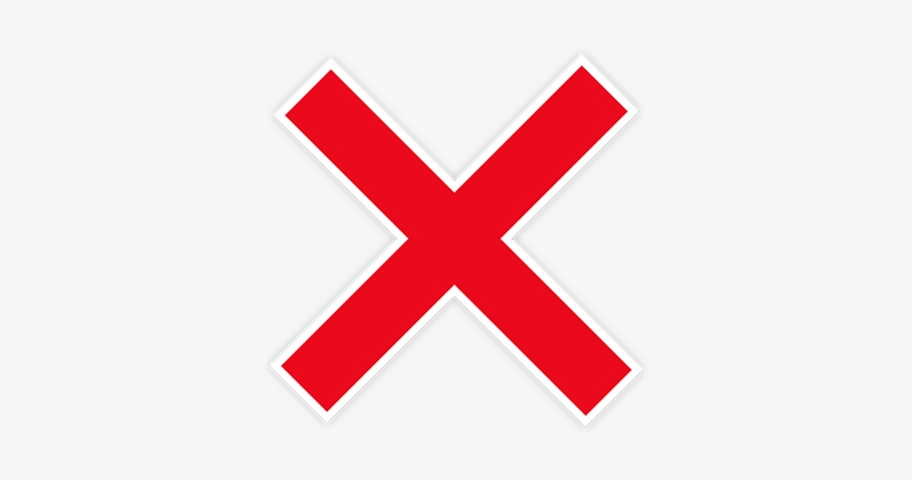 Wrong-warning - Clipart X, transparent png #313856