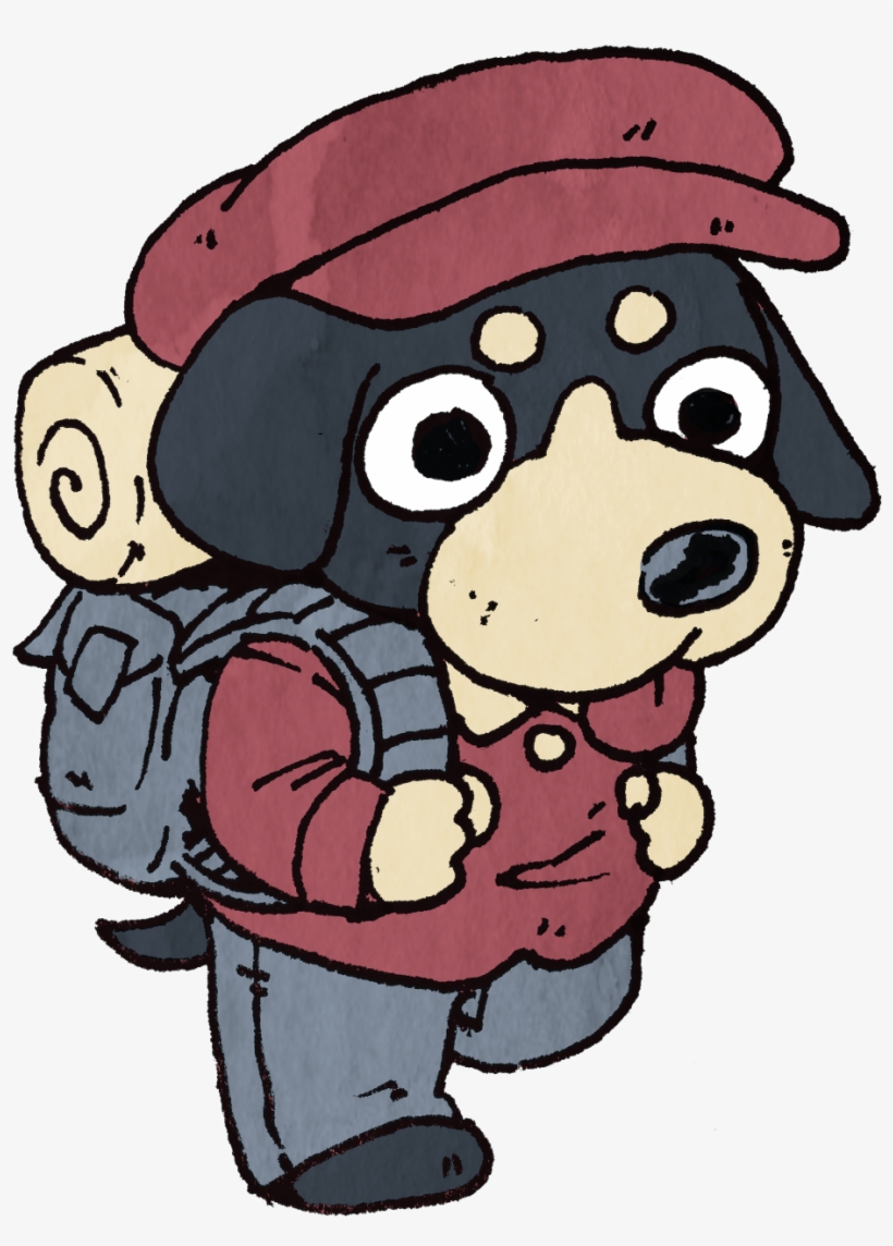 Reilly The Dog Is Another Traveler - Cartoon, transparent png #314046