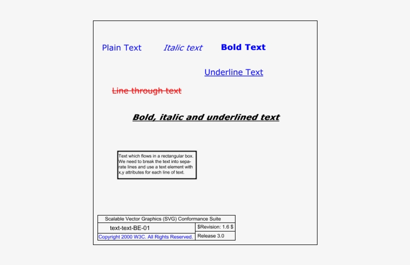 Test For Basic Capability To Handle 'text' Elements - Clip Art, transparent png #314202