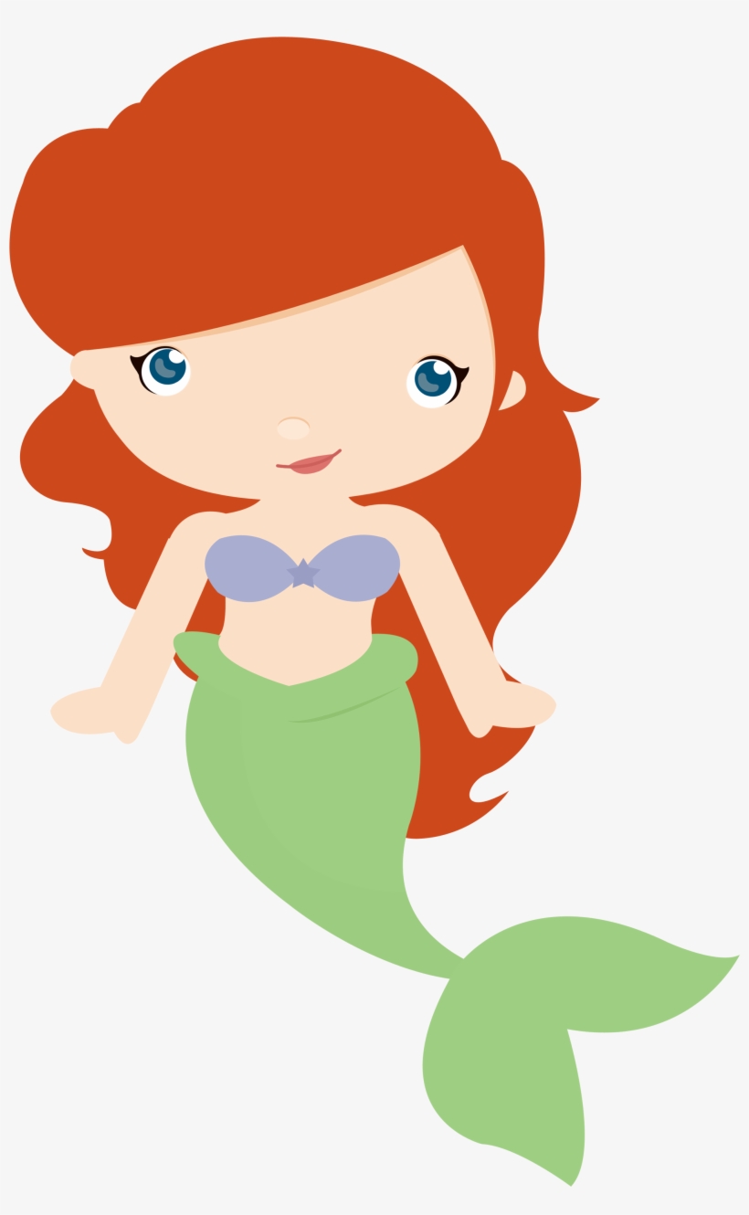 Cat Princess Mermaid 6 - Sereia Baby Png, transparent png #314338
