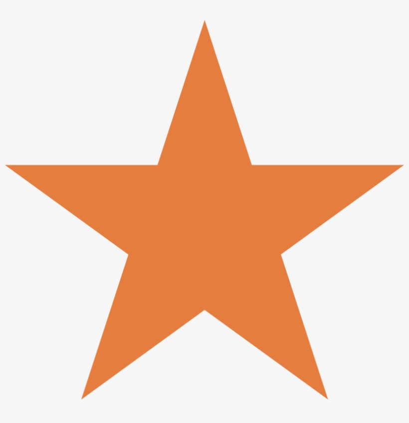 Orange Star Clip Art, transparent png #314459