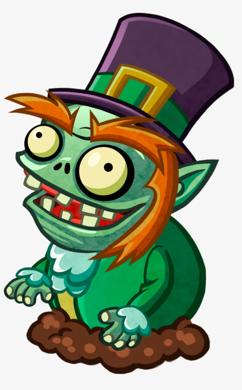 Leprechaun Burying Pot Of Gold Png - Pvz Heroes Leprechaun, transparent png #314704