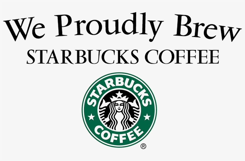 They Also Serve Light Sandwiches And Pizza On Thursdays - Starbucks We Proudly Brew Logo, transparent png #314799