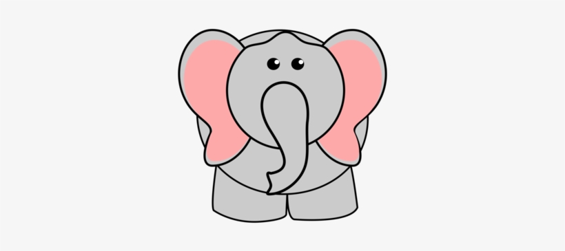 Cartoon Seeing Pink Elephants Sadness Humour - Großer Job-studenten-aufkleber 1 1⁄2 Zoll (blatt Von, transparent png #314896