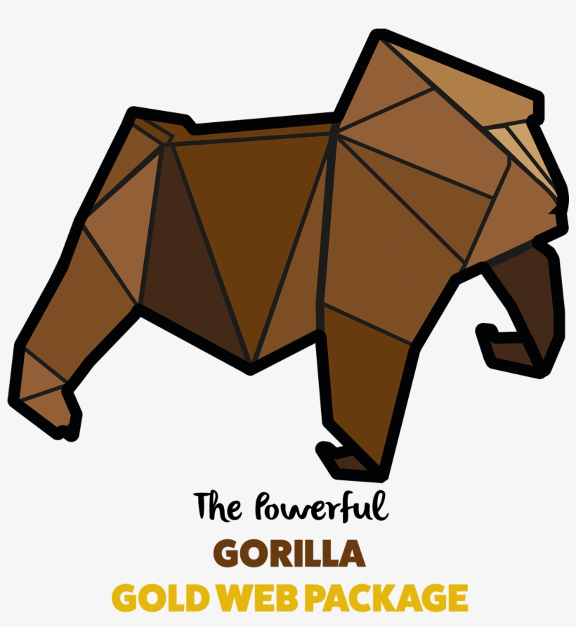Web Packages Gorilla - Paper Voice, transparent png #315050
