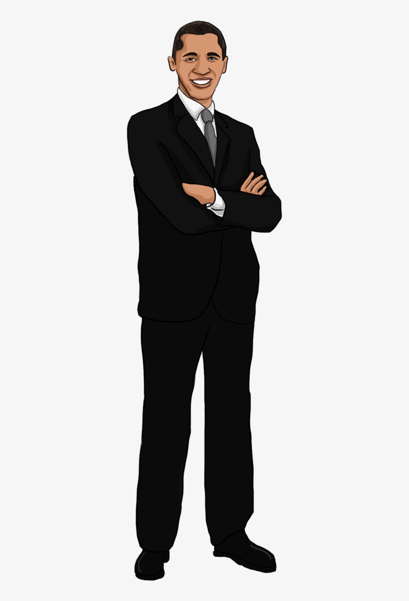Barack Obama Clipart Png - African American Man Clipart, transparent png #315170