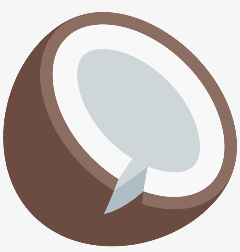 Coconut Vector Png Png - Kokosnuss Icon, transparent png #315317