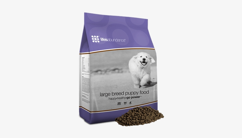 Life's Abundance Lg Breed Puppy Food 6.6 Lb. Bag, transparent png #315426