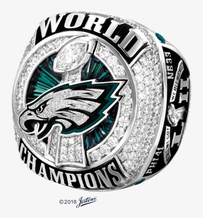 Cast In 10-karat White Gold, The Philadelphia Eagles - Philadelphia Eagles Nfl Eagles Championship Ring, transparent png #315486