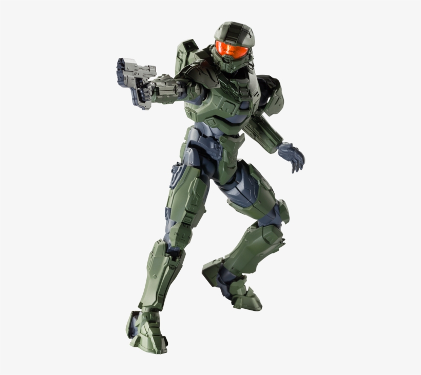 Bandai Sprukits Halo Master Chief Level 3 Action Figure, transparent png #315487