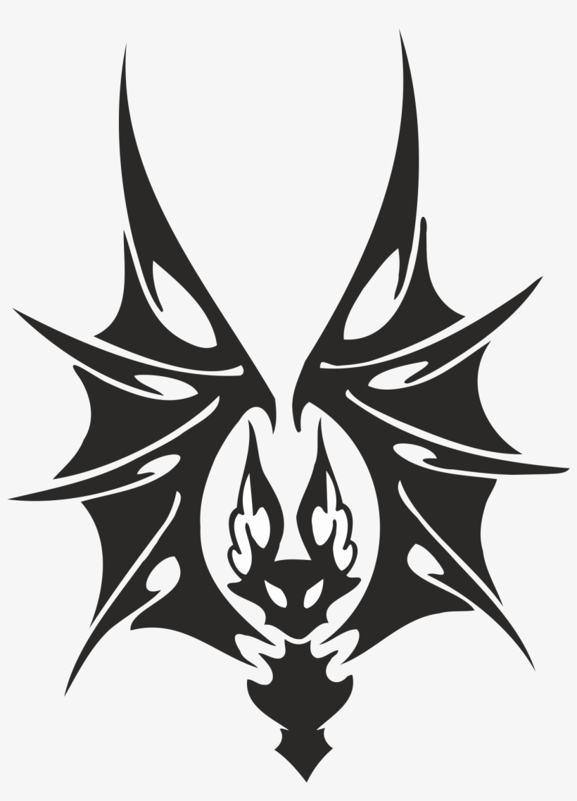 Tribal Bat, transparent png #315490
