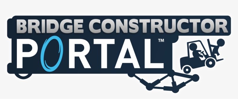 Bridge Constructor Portal Logo - Bridge Constructor Portal Title, transparent png #316013