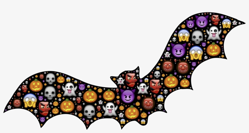 This Free Icons Png Design Of Colorful Halloween Bat, transparent png #316034