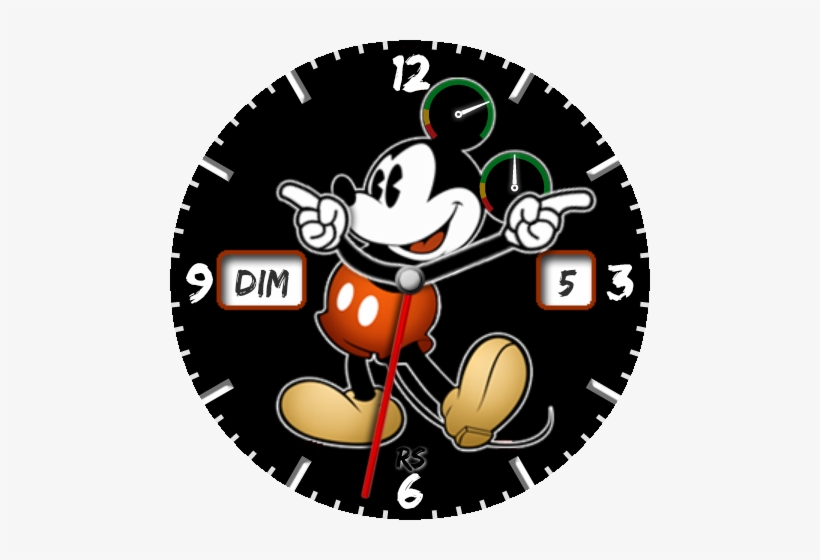 Mickey Mouse Clock Ii - Mickey Clock Android, transparent png #316078