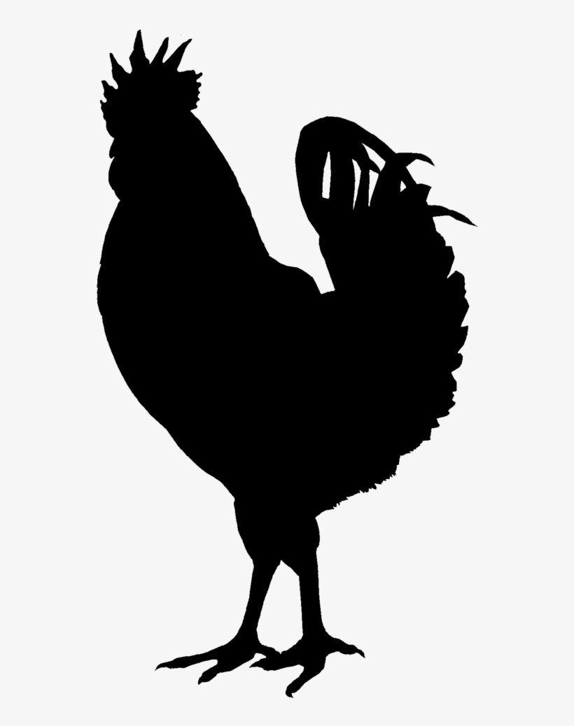 Chicken Silhouette - Chicken Silhouette Png, transparent png #316184