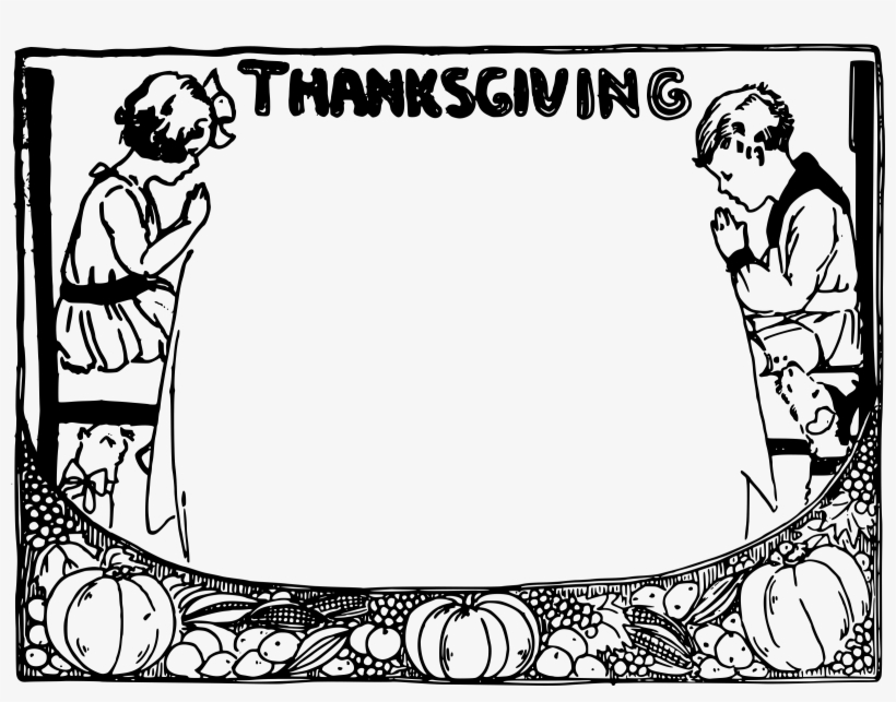 This Free Icons Png Design Of Pray Thanksgiving Frame, transparent png #316361