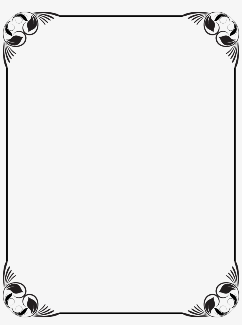 Download Collection Of Free Frames Vector Black And White On ...