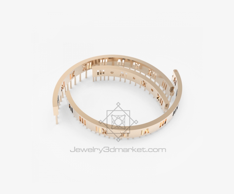 Bracelet Jewelry Model With Dlp Printer - Bracelet, transparent png #316595