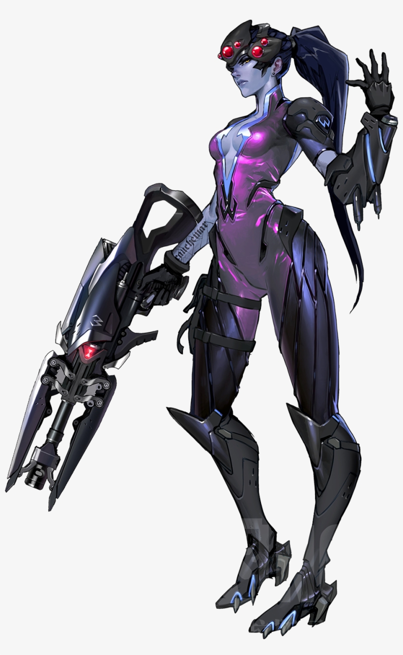 [ Img] - Overwatch Widowmaker Concept Art, transparent png #316645