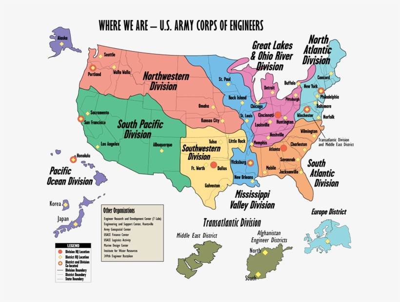 Army Military Bases Map