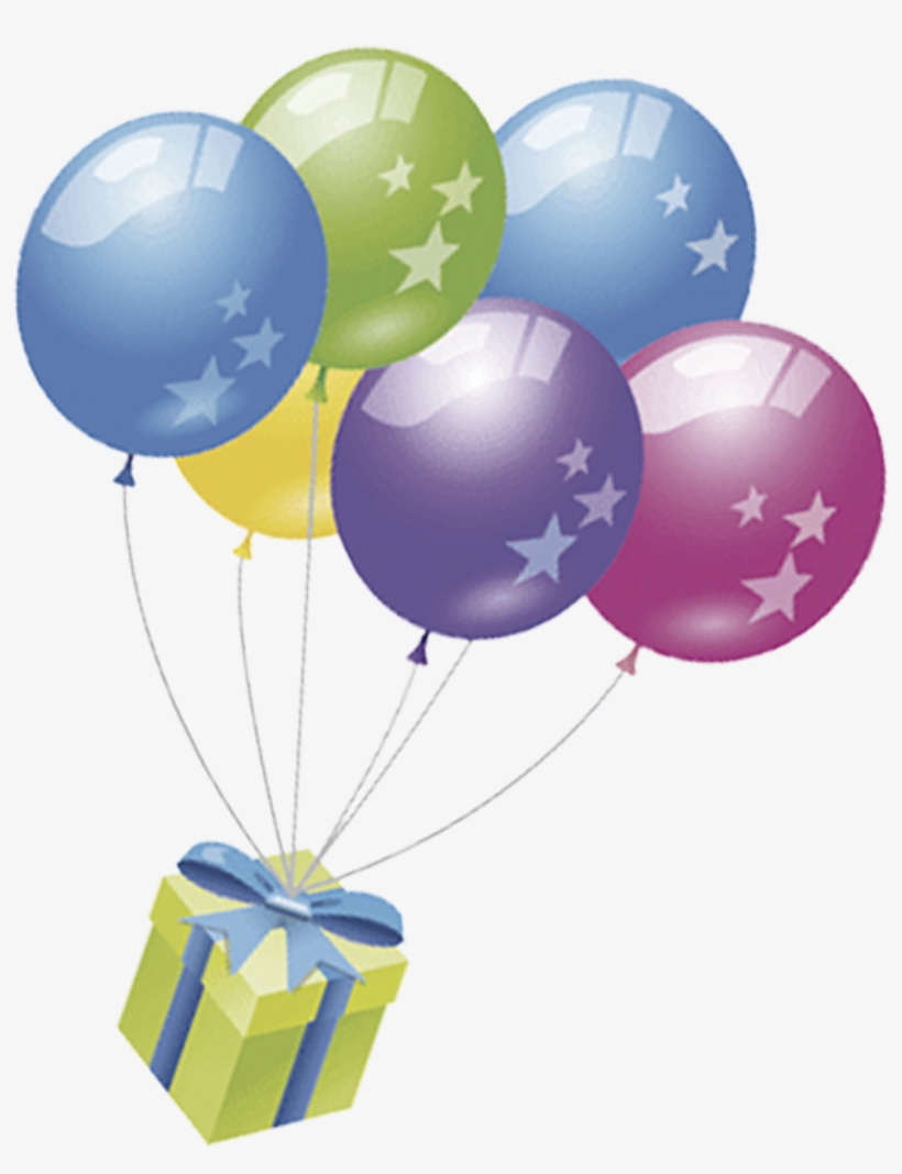 Balloon Birthday Beautiful Hanging Transprent Free - Globos Decorativos Png, transparent png #316754
