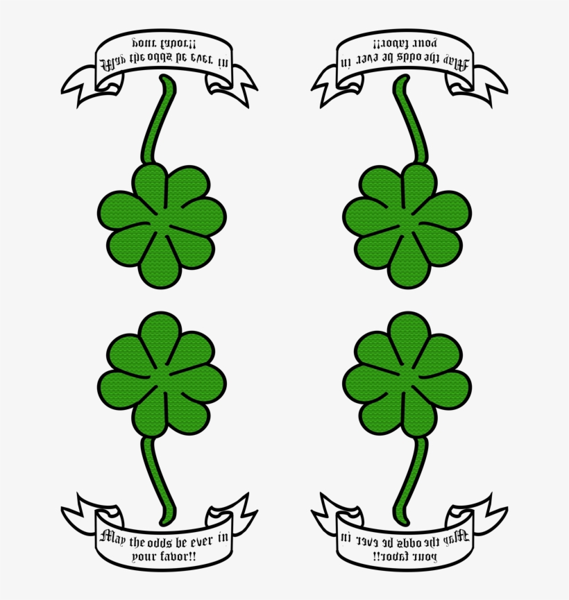 7 Leaf Clover - May Fortune Be Ever, transparent png #316843