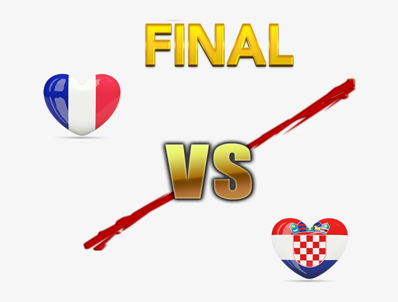 Fifa World Cup 2018 Final Match France Vs Croatia Png - World Cup Final 2018 France Vs Croatia, transparent png #316908