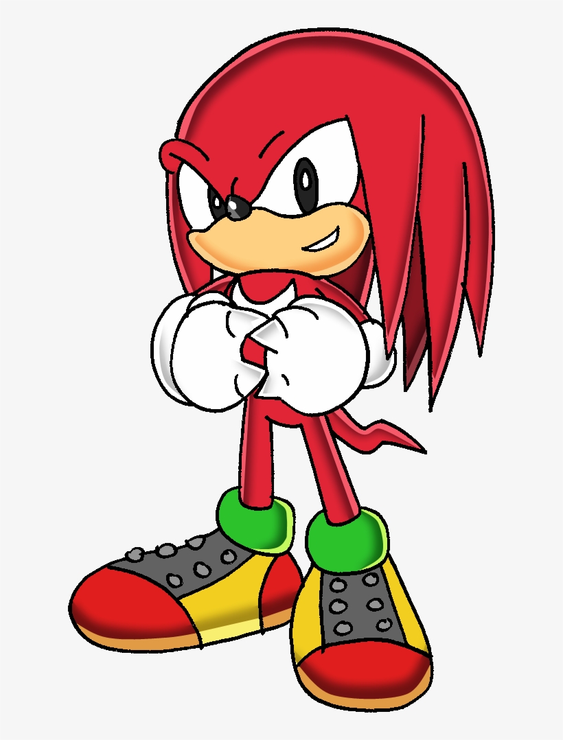 Classic Knuckles Png Banner Stock - Classic Knuckles The Echidna, transparent png #317018