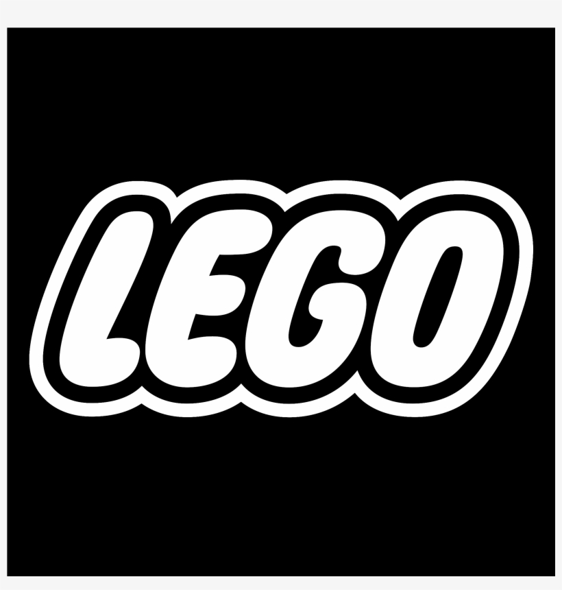 Lego Logo Png Transparent - Lego Logo Black And White, transparent png #317087