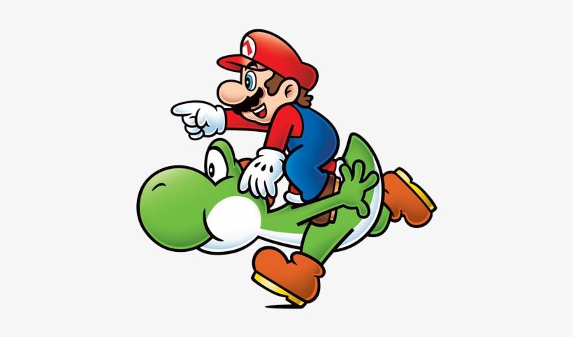 View Original Image - Yoshi And Super Mario Bros Buckle, transparent png #317252