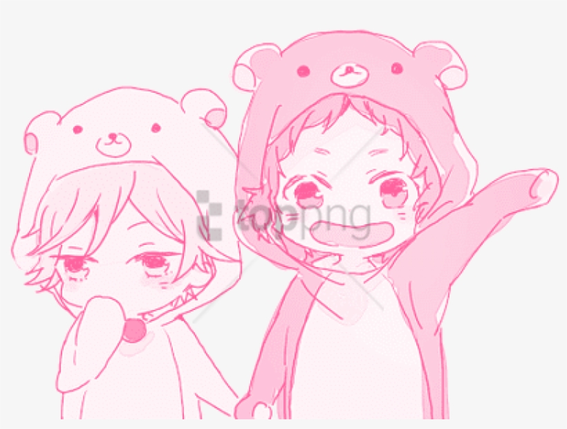 Couple Base , D drawing of an anime couple transparent background PNG  clipart