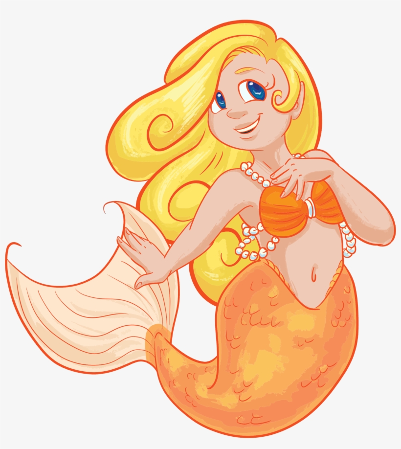 This Free Icons Png Design Of Blonde Mermaid, transparent png #317745