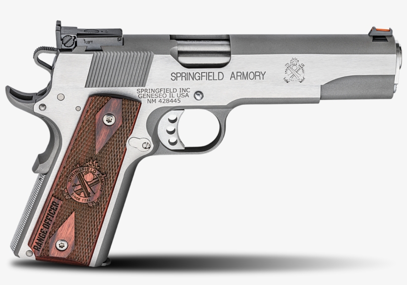 Graphic 1911 Drawing M9 Pistol - Springfield Armory Range Officer, transparent png #318052
