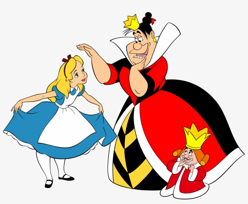 Clip Free Library Image Of Characters Free Clip Art - King And Queen Alice In Wonderland, transparent png #318357