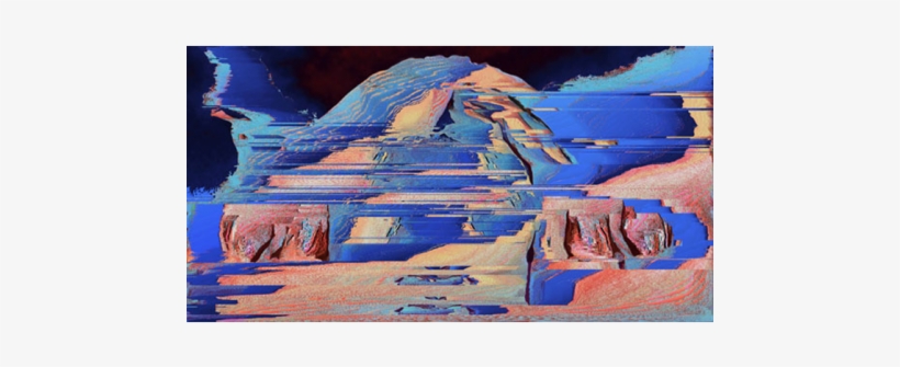 Sand Dune Glitch - Painting, transparent png #318481