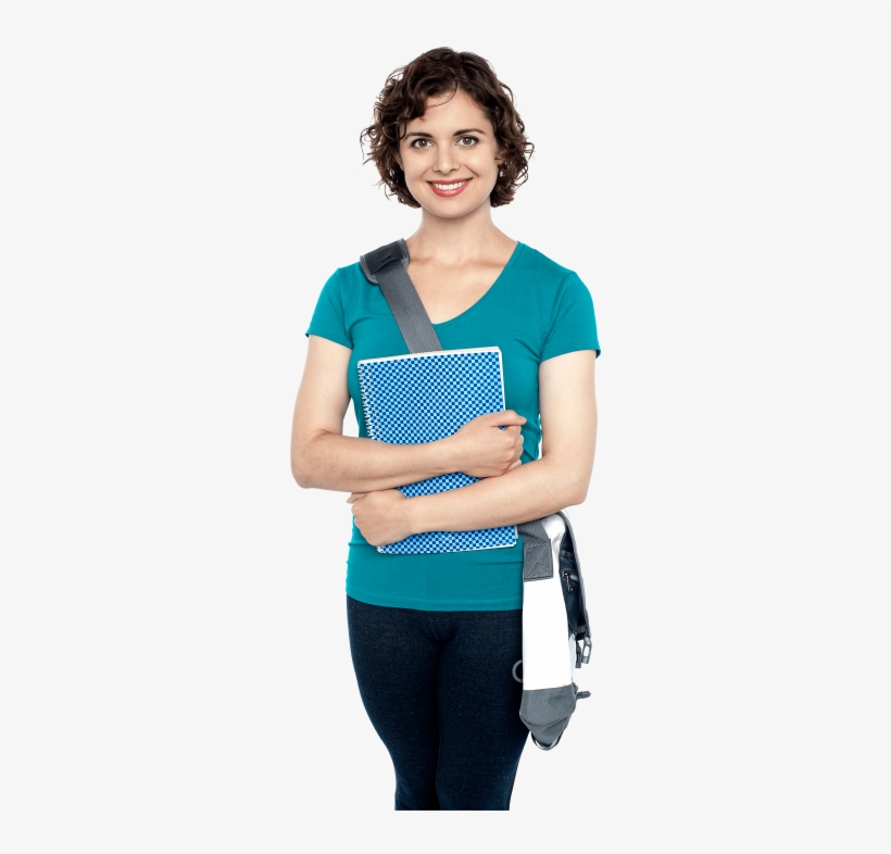 Free Png Young Girl Student Png Images Transparent - Woman Student Png, transparent png #318612
