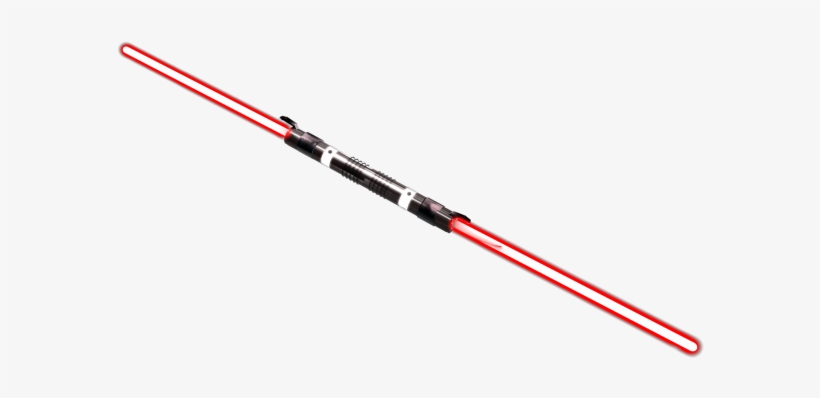 Double Lightsaber 3d Model - Darth Maul Lightsaber Png, transparent png #318715